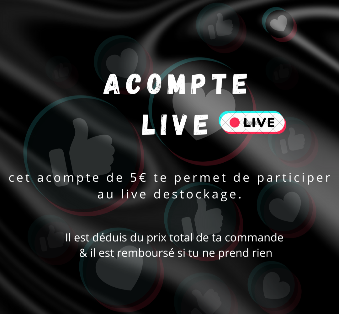 Acompte Live Panier