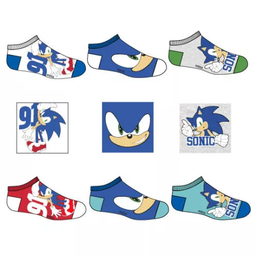 lots de 3Paires de chaussettes Sonic