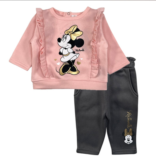 Ensemble Minnie fille rose