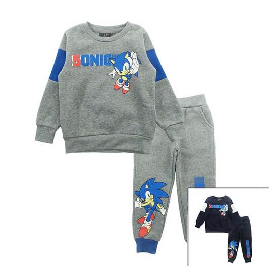 ensemble jogging Sonic gris