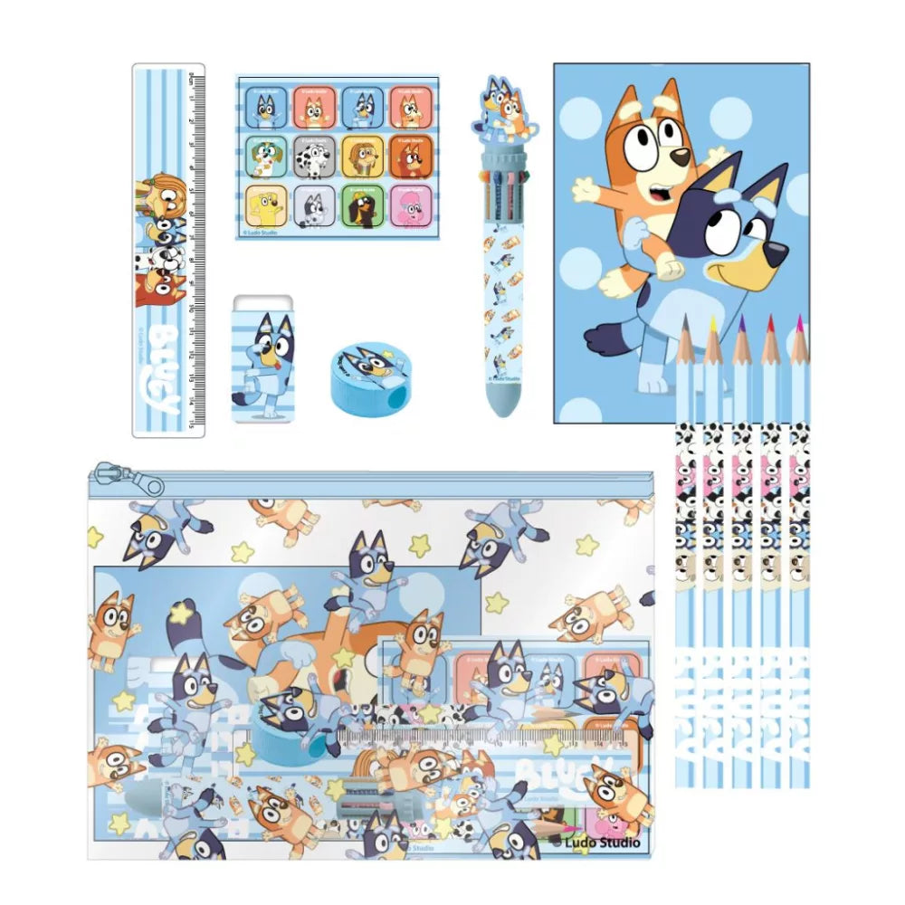 Set de papeterie bluey