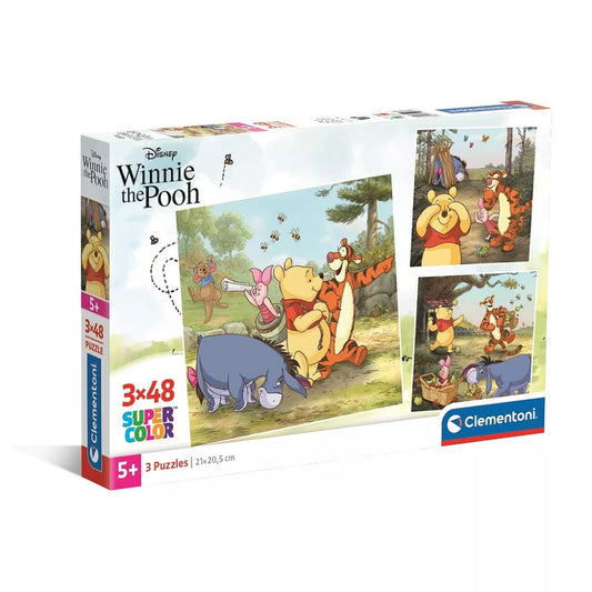 Puzzle Winnie l’ourson 3x48pcs