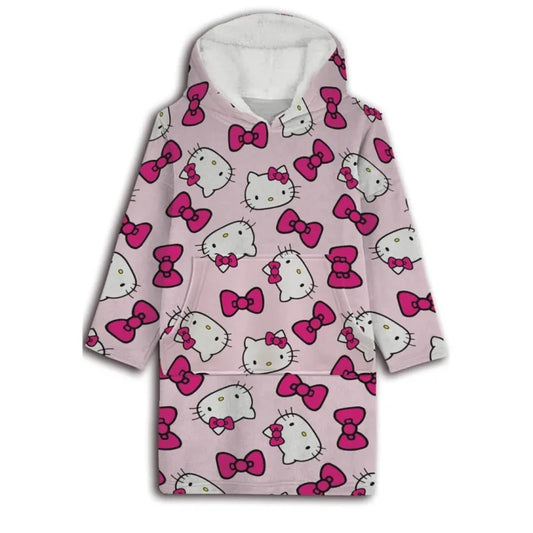Sweat plaid Hello kitty de s a xxl TAILLE UNIQUE sur commande