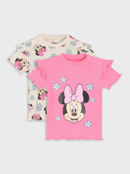 Lots de 2 t-shirt Minnie