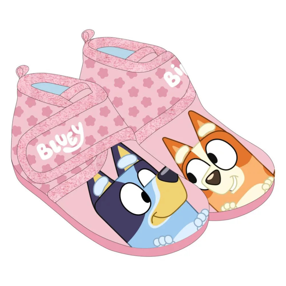 Pantoufle chausson bluey rose