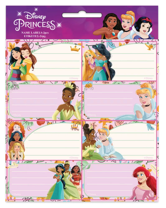 Étiquettes autocollantes princesse