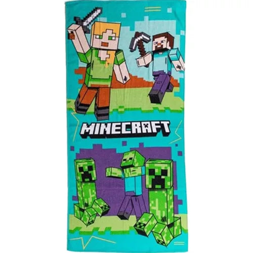 Serviette Minecraft 100% coton