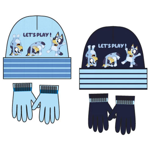 Bonnet gants bluey