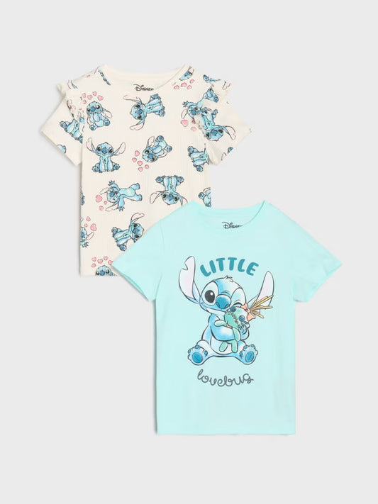 Lots de 2 t shirt Stitch