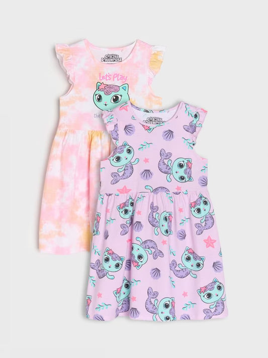 Lots de 2 robe Gabby chat