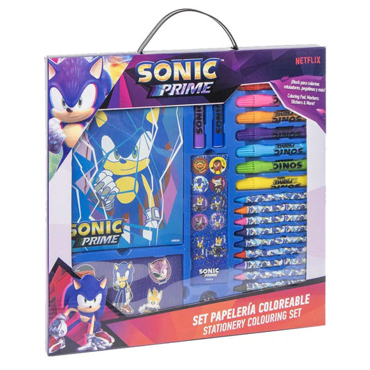 Set de papeterie Sonic