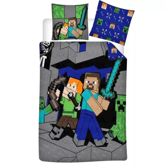 Housse de couette Minecraft 140x200 sur commande