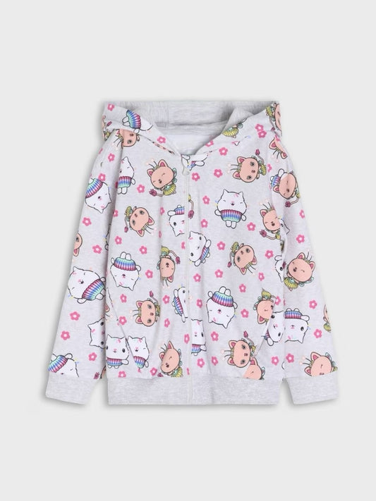 Veste à capuche Gabby chat ( ARRIVAGE 15 JUILLET)