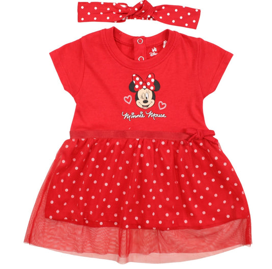 Robe bébé Minnie Rouge