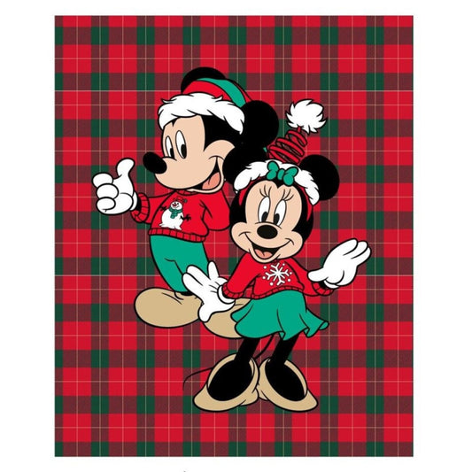 plaid NOËL MICKEY MINNIE