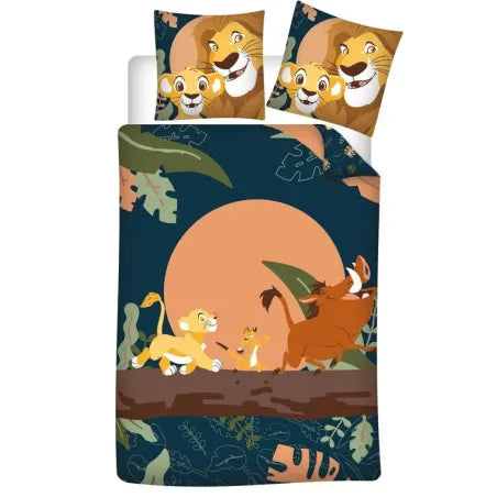 Housse de couette roi lion +TAIE D’OREILLER  140x200