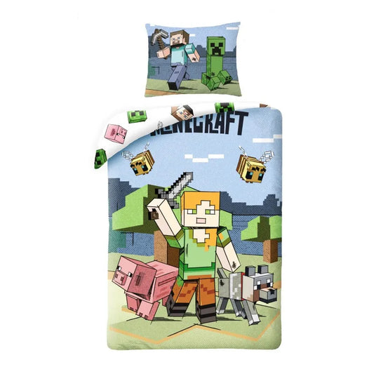 Housse de couette Minecraft 140x200 sur commande