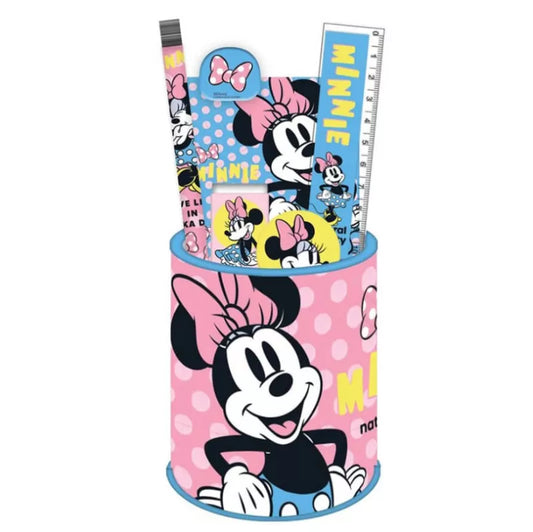 Ensemble de papeterie 7 pièces Disney Minnie Joy
