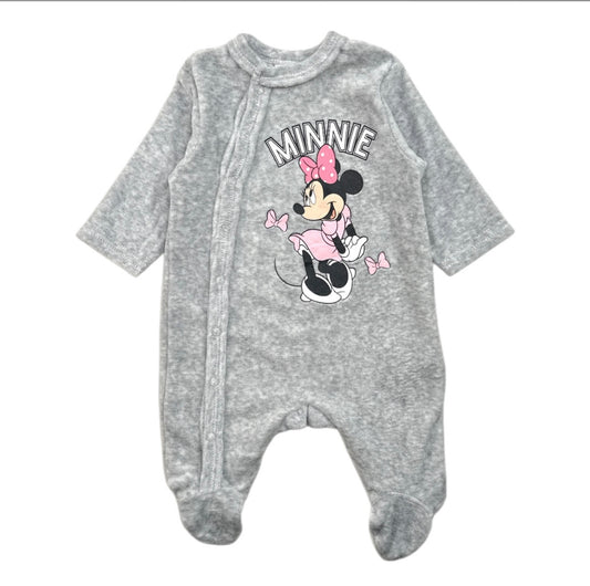 Pyjama grenouillère velours Minnie gros