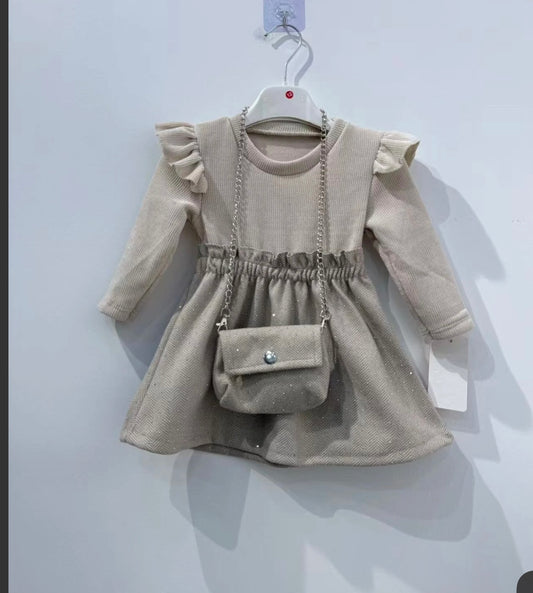 Robe Mya beige & sac ( en cours d’arrivage)