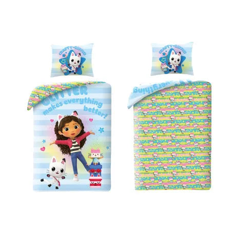 Housse de couette gaby chat + TAIS D’OREILLER 140x200