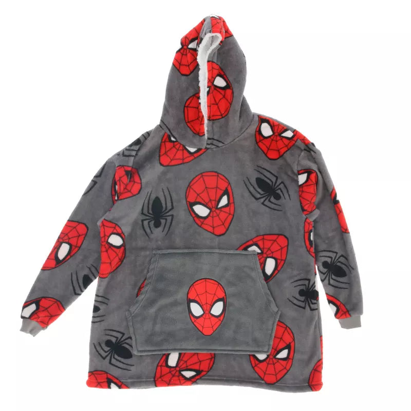 Sweat plaid Spiderman de7/14ans TAILLE UNIQUE sur commande