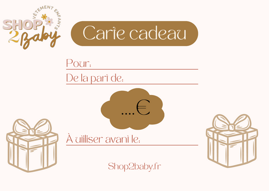 CARTE CADEAU 🎁