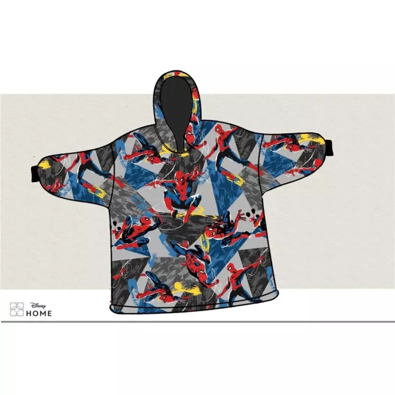 Sweat plaid Spiderman de7/14ans TAILLE UNIQUE sur commande