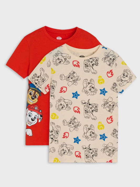 Lots de 2 T-shirt PAT PATROUILLE