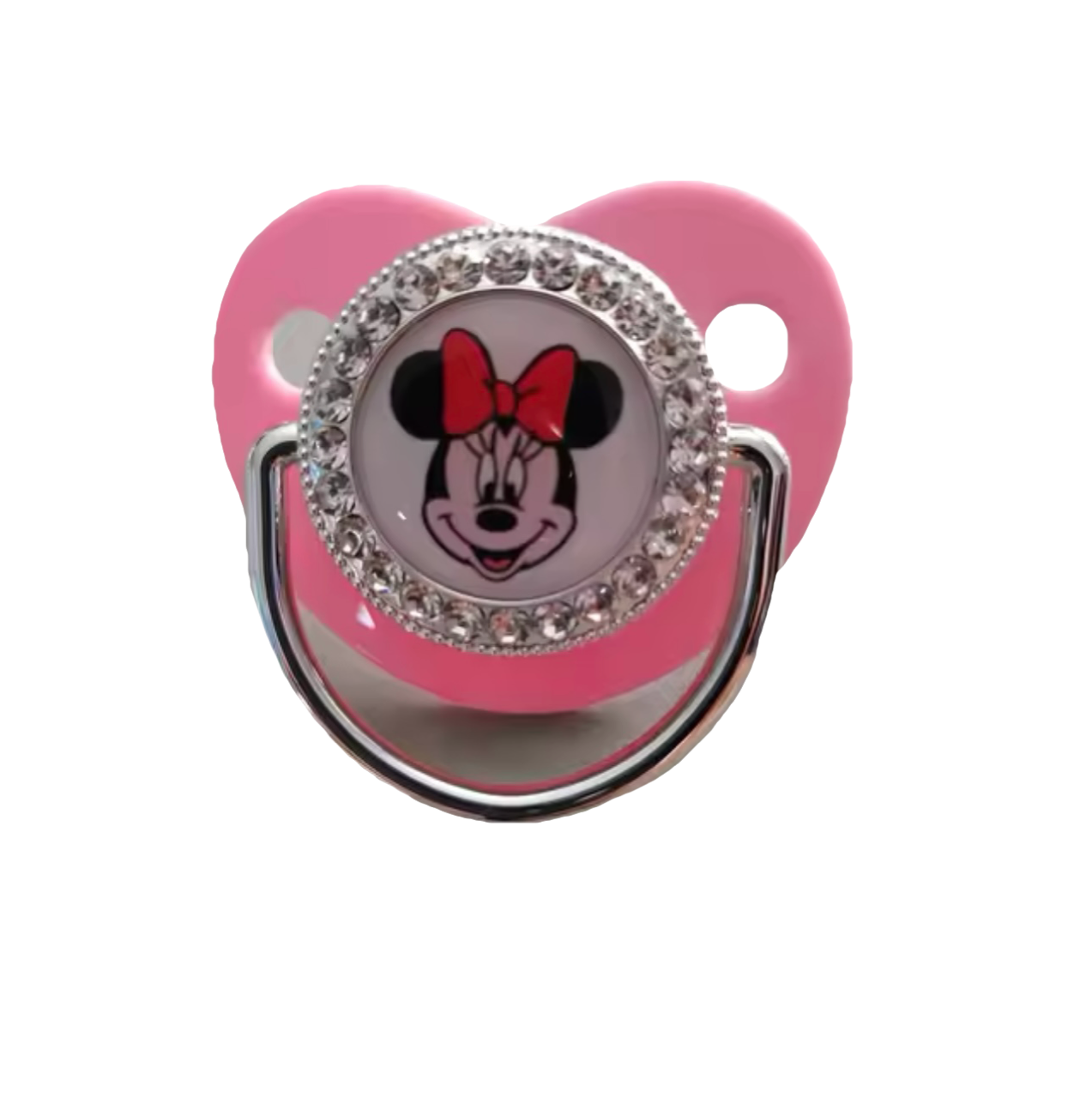 Sucette Minnie rose