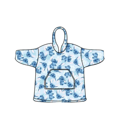 Sweat poncho de 7/14ans TAILLE UNIQUE sur commande
