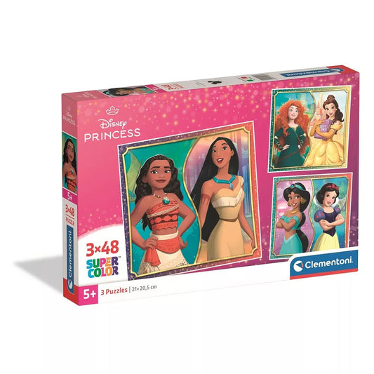 Puzzle Vaiana princesse 3x48pcs