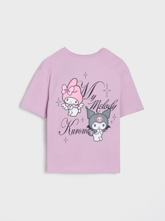 T-shirt Kuromi hello kitty ( ARRIVAGE 15 JUILLET)