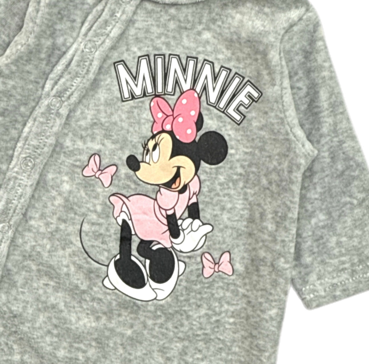 Pyjama grenouillère velours Minnie gros