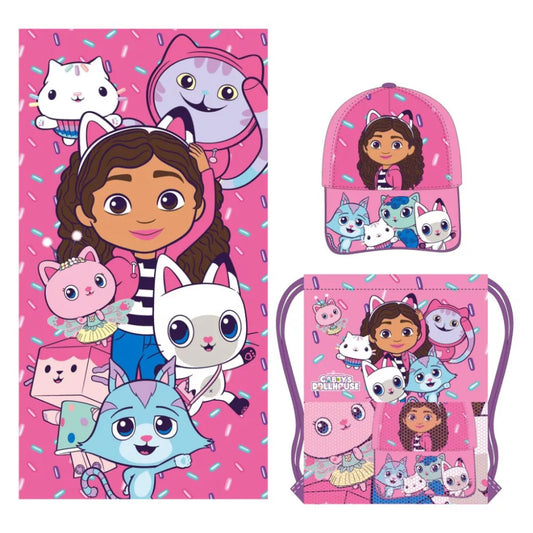 SAC+ SERVIETTE + CASQUETTE Gabby chat