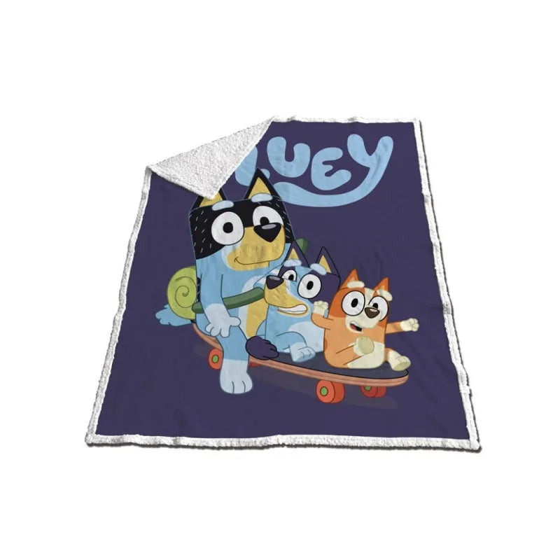 (Précommande) Couverture sherpa Bluey 120x150