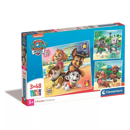Puzzle pat patrouille 3x48pcs