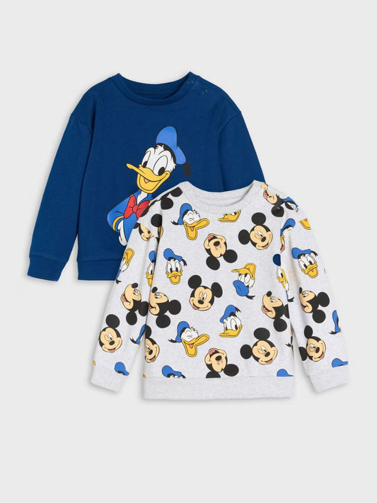 Lots de 2 Sweat Mickey