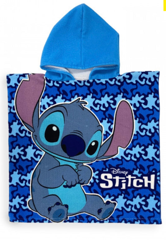 Poncho de bain à capuche Lilo & Stitch