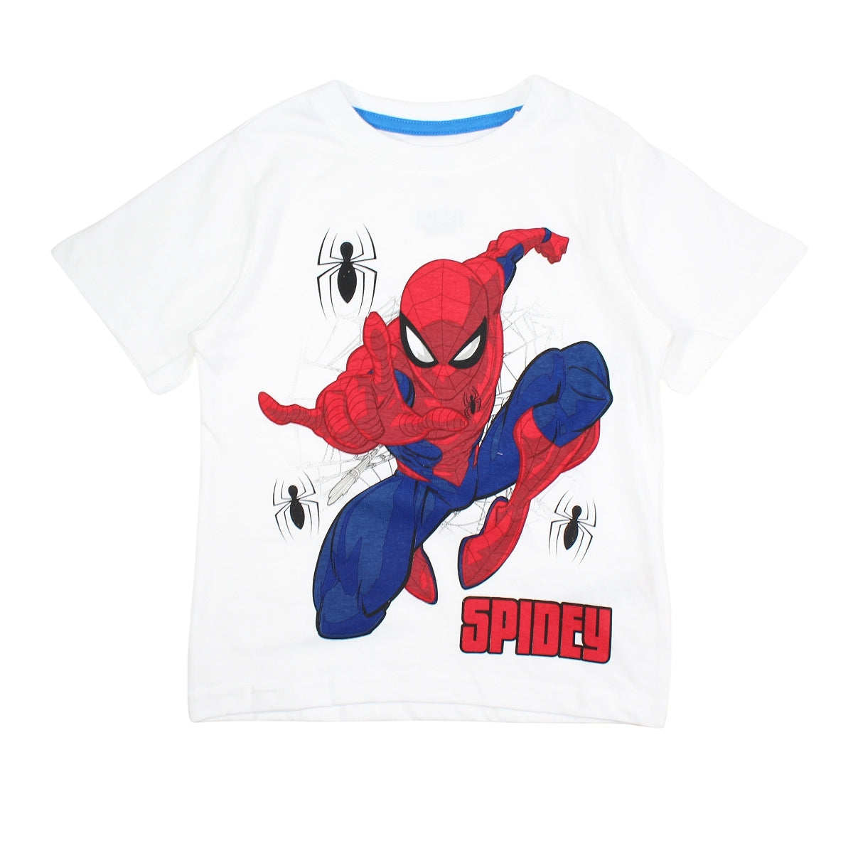 ensemble Spiderman bleu clair