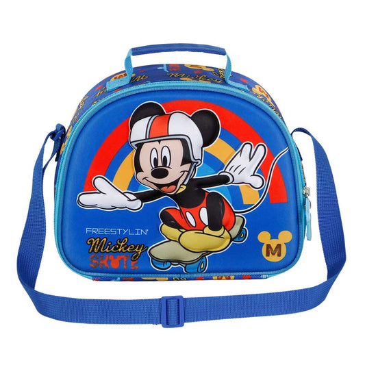 Disney Mickey Mouse Freestyle-3D Sac à déjeuner Bleu