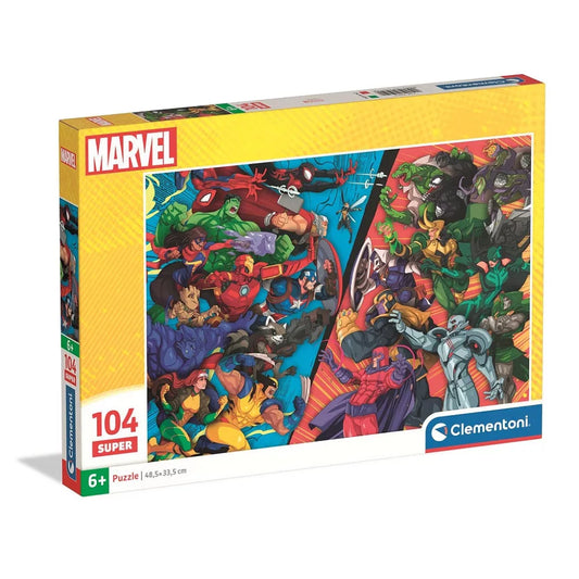 Puzzle marvel vs villains 104pcs