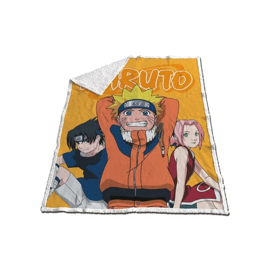 Couverture sherpa Naruto 120x150cm sur commande