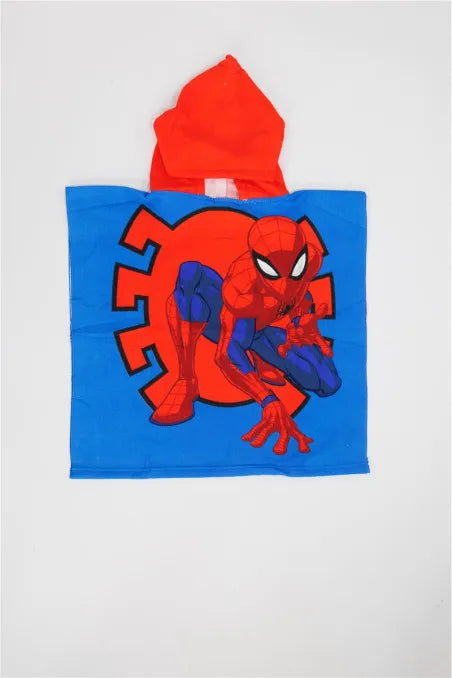 Poncho serviette Spiderman