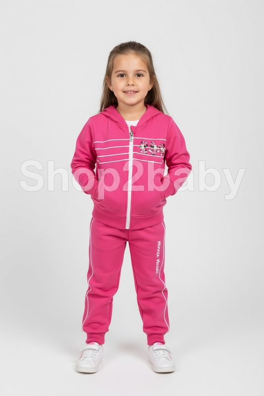 Ensemble Minnie rose foncé
