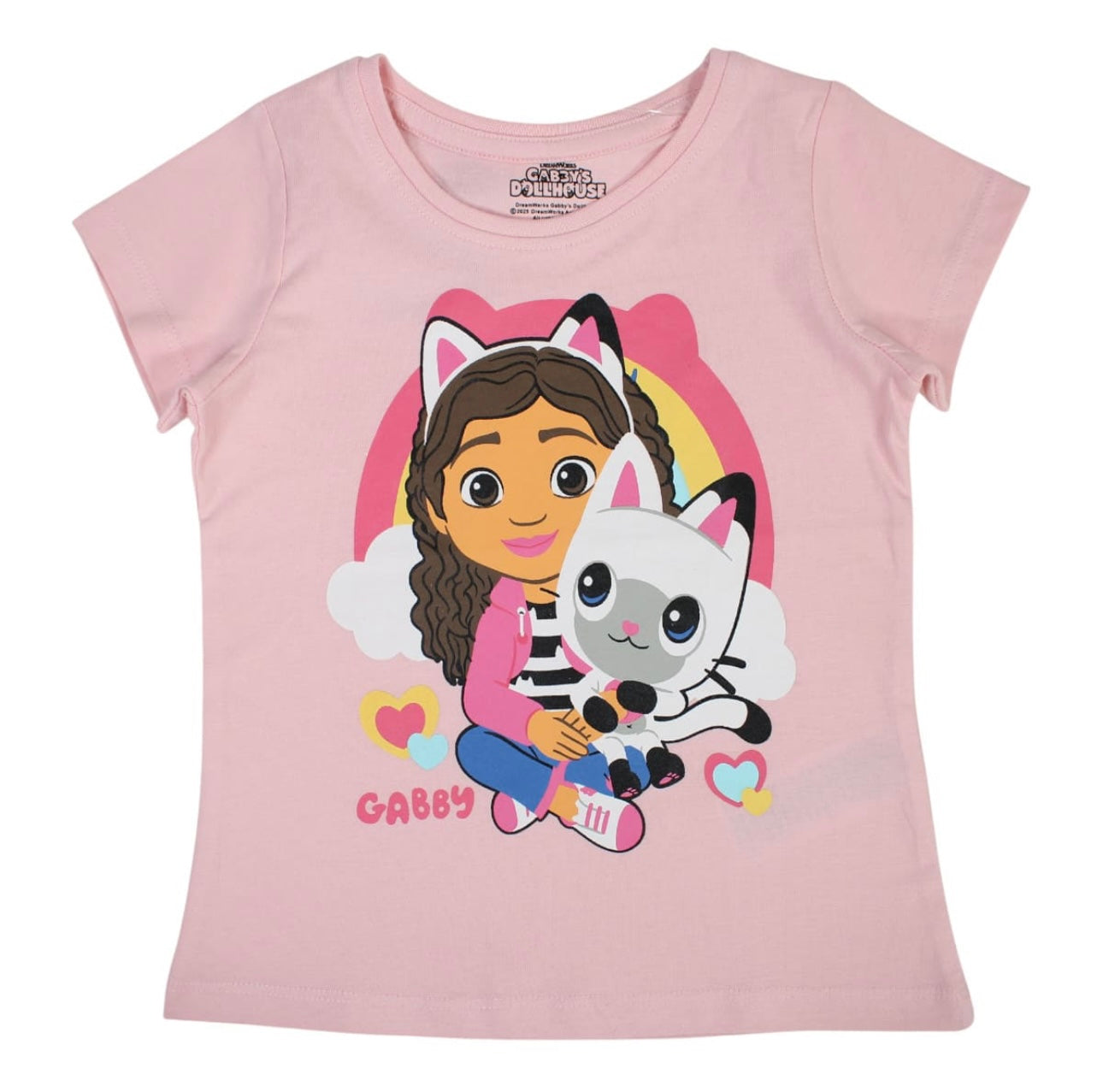 T-shirt gabby chat filles
