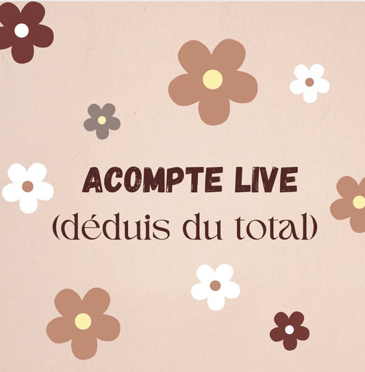 ACOMPTE - prêt à porter enfants