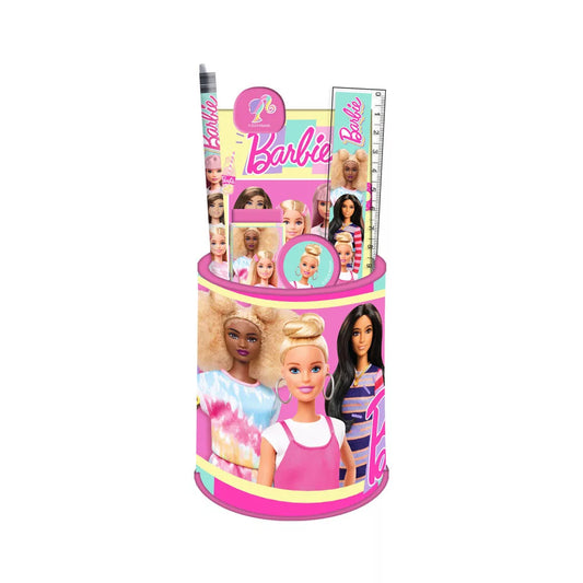 Ensemble de papeterie 7 pièces Barbie Happy Thoughts