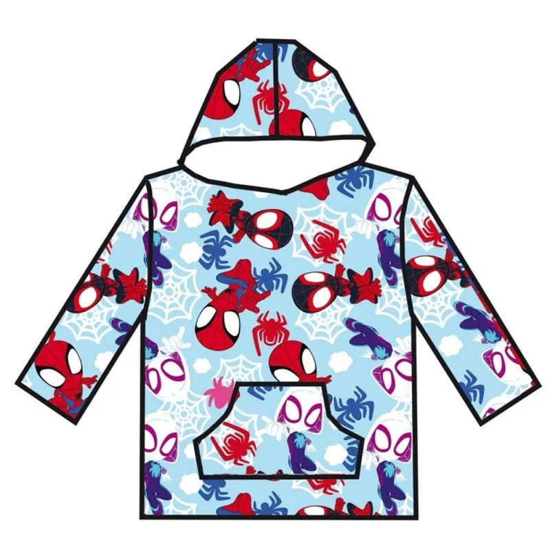 Sweat plaid spidey de 3/6ans TAILLE UNIQUE sur commande