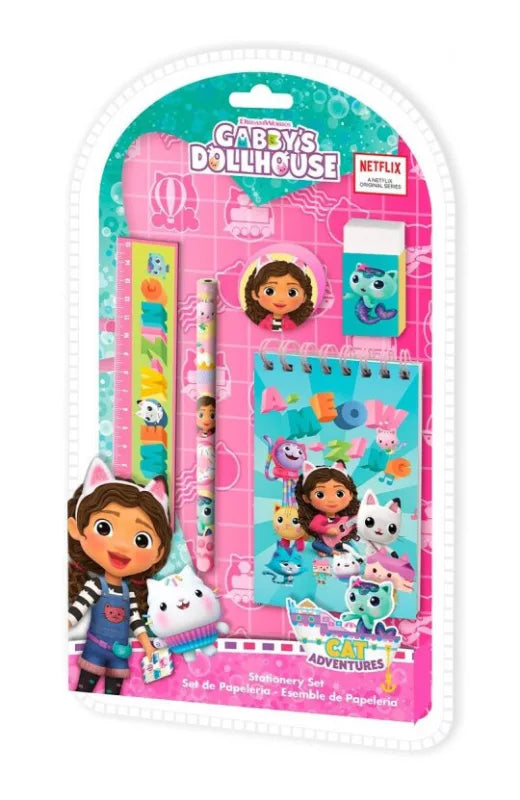 Set de papeterie Gabby chat